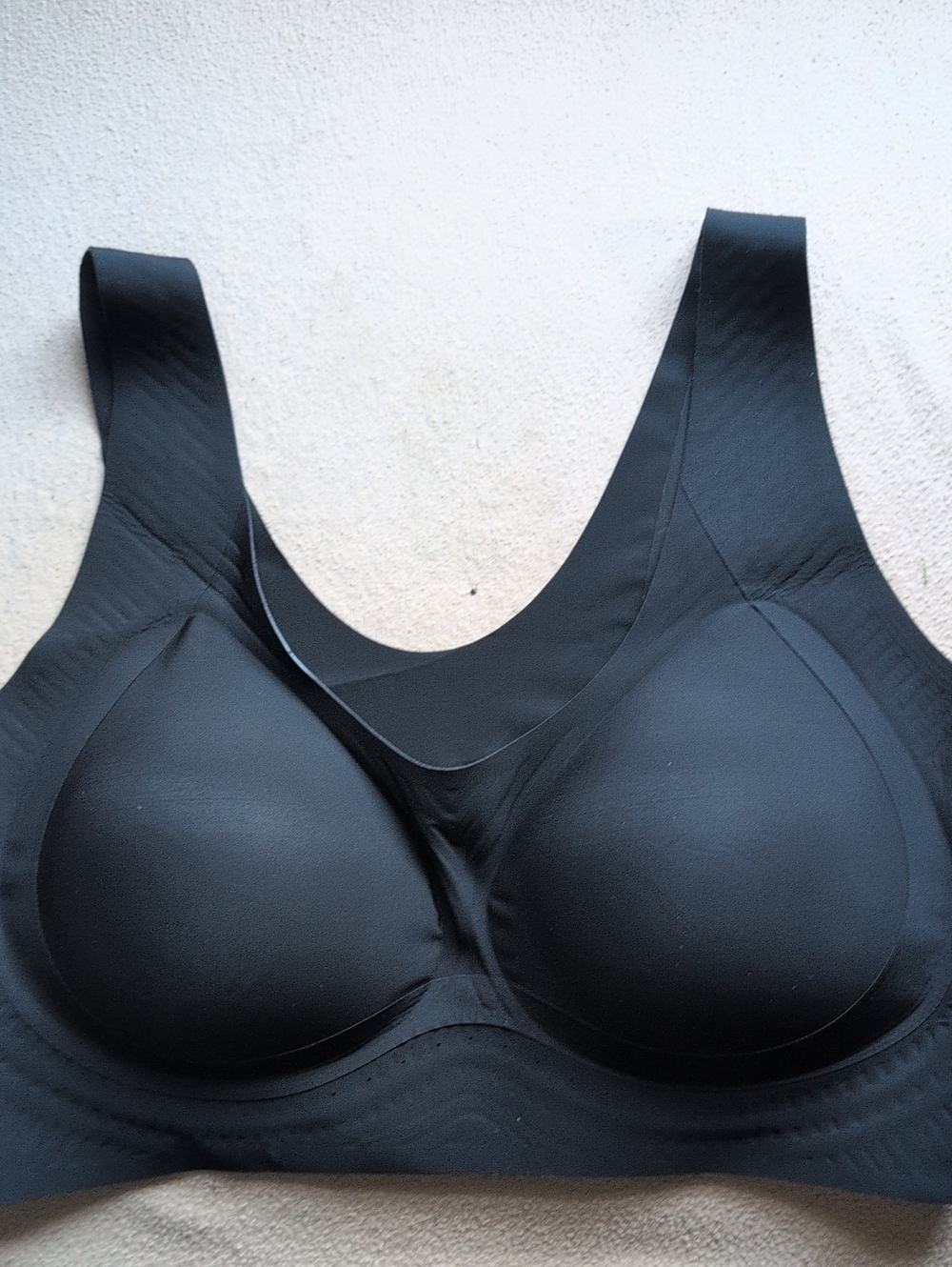 She Curve Air Ease Seamless Black Wireless Comfort Bra XL